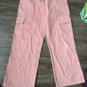 Pink Cargo Pants